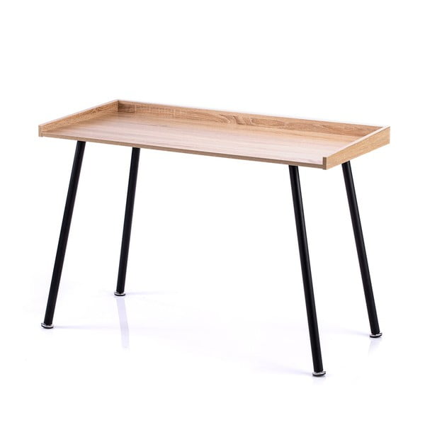 Pracovný stôl s doskou v dubovom dekore 52x115 cm Missa – Homede