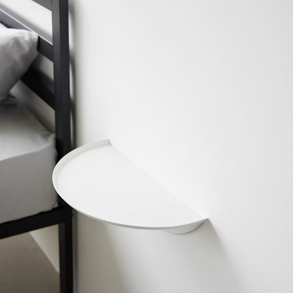 Biela kovová polica 40 cm Tower – YAMAZAKI-image-2