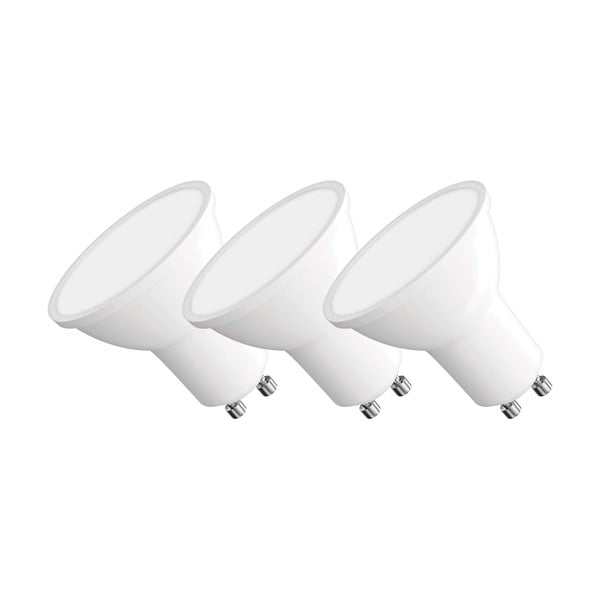 Neutrálne biele LED žiarovky v súprave 3 ks GU10, 7 W – EMOS-image-2