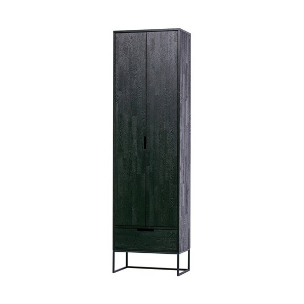Čierna skriňa z jaseňového dreva 60x210x36 cm Silas – WOOOD-image-3