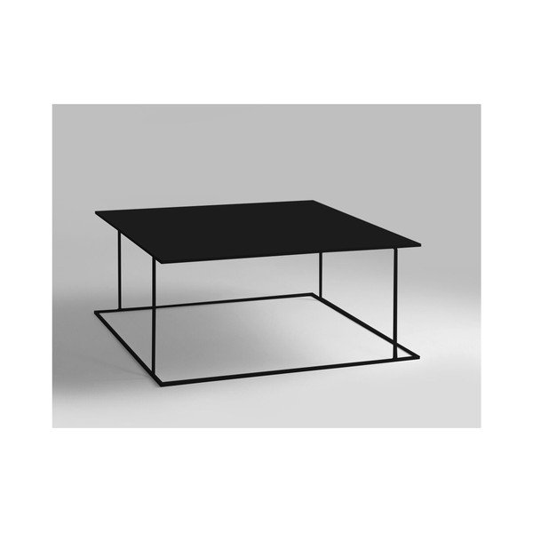 Čierny konferenčný stolík Custom Form Walt, 100 × 100 cm-image-1