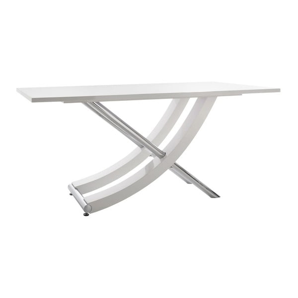 Biely jedálenský stôl 13Casa Line, 160 x 90 cm