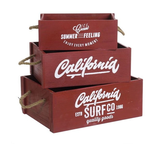 Set 3 krabičiek California