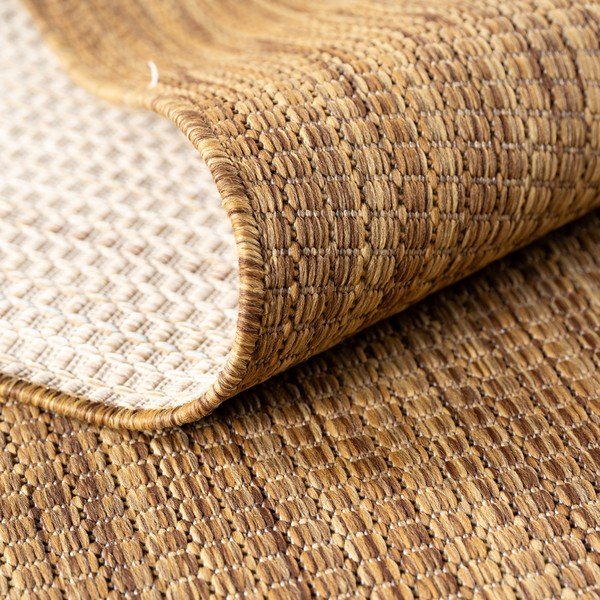 Hnedý okrúhly vnútorný a vonkajší koberec ø 120 cm Mira 1450 – Ayyildiz Carpets-image-3