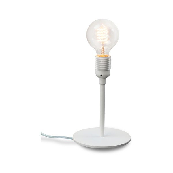 Biela stolová lampa Sotto Luce Uno