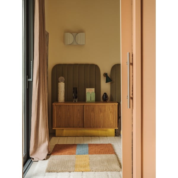 Ručne tkaný vlnený koberec 80x140 cm Chroma Cinnamon – Lorena Canals-image-1