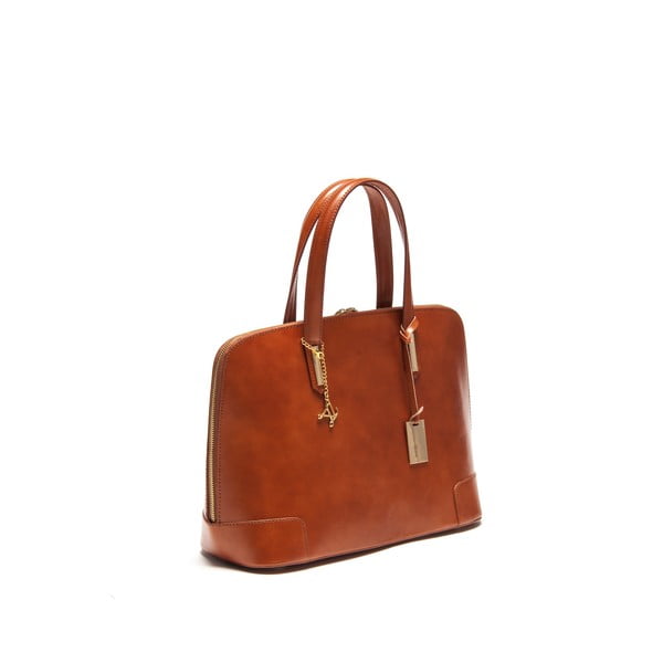 Kožená kabelka Luisa Vanini 364 Cognac-image-3