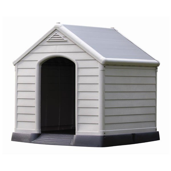 Sivá búda pre psa 95x99 cm – Curver