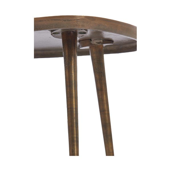 Kovový konferenčný stolík v bronzovej farbe 53x64 cm Puno – Light & Living-image-3