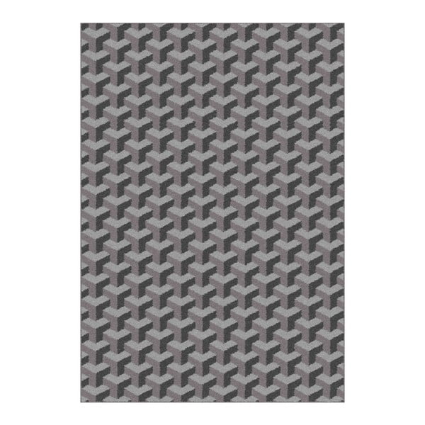 Sivý koberec Universal Nilo Grey, 133 x 190 cm