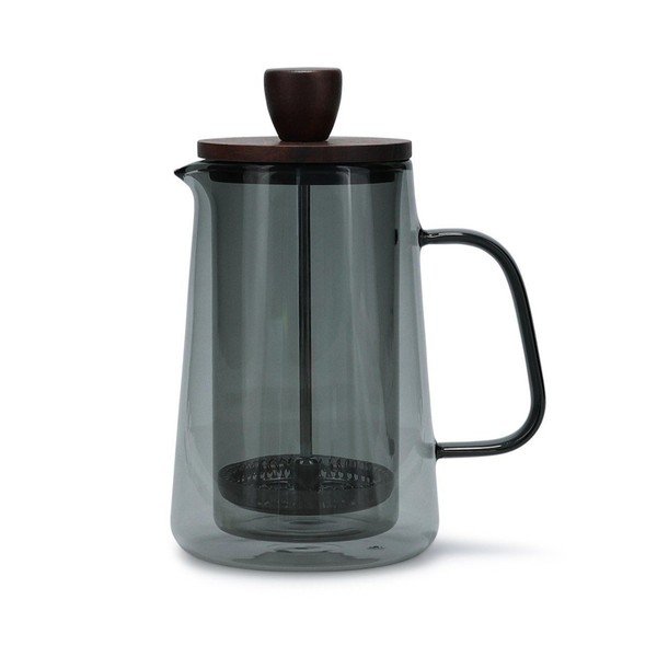 Sivá sklenená moka kanvička 350 ml Luma – S|P Collection