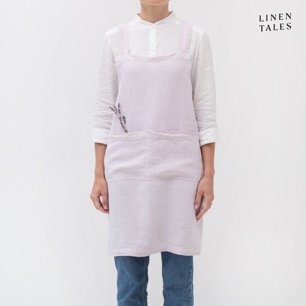 Ľanová zástera Crossback - Linen Tales