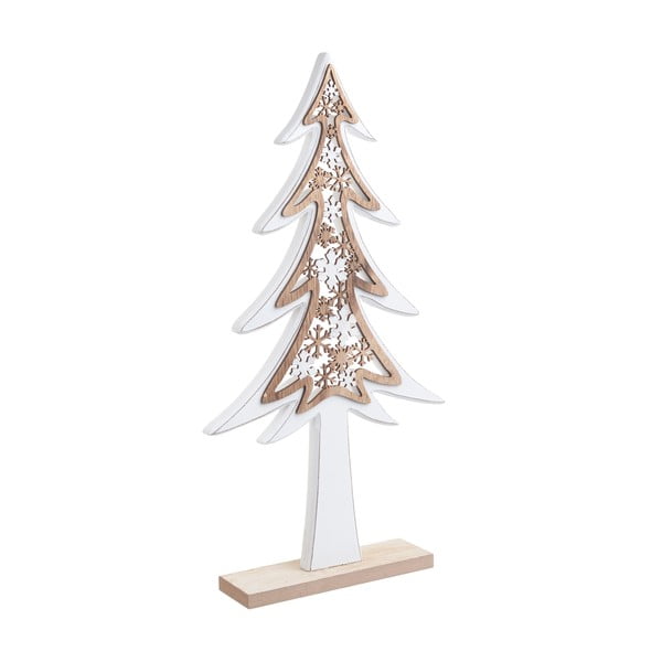 Vianočná drevená dekorácia v tvare stromčeka InArt Rosie