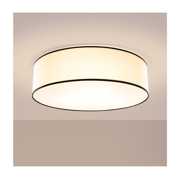 Biele papierové stropné svietidlo ø 60 cm TOP – Thoro-image-2