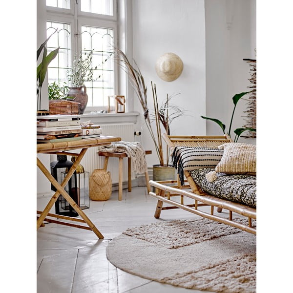 Bambusové záhradné ležadlo v prírodnej farbe Sole - Bloomingville-image-1