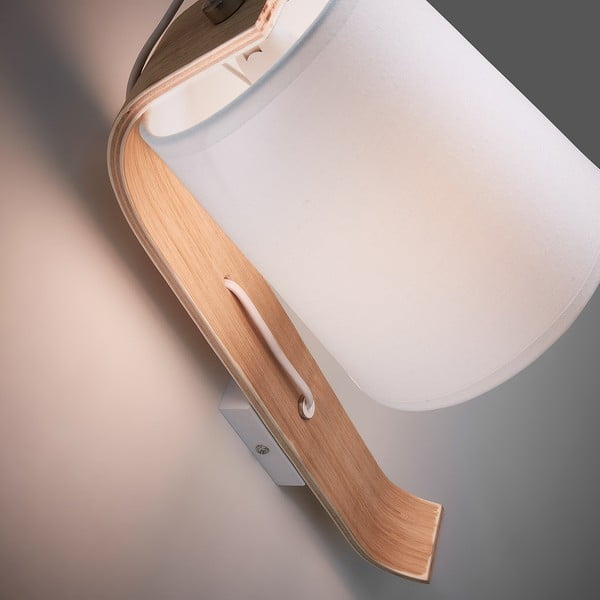 Biela nástenná lampa Kave Home Percy-image-1