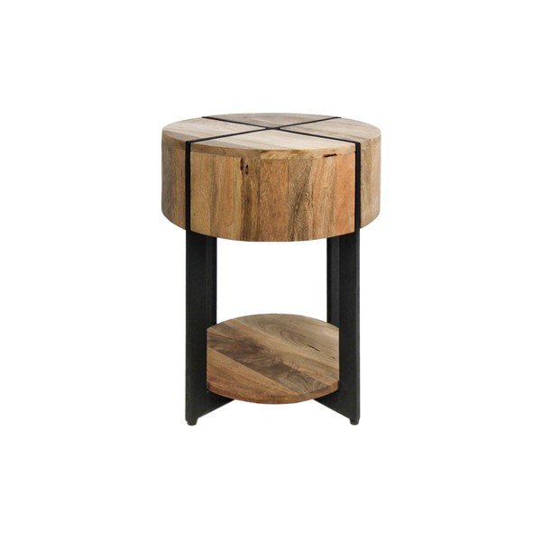 Príručný stolík z mangového dreva HSM collection Jackso, , 40 × 51 cm-image-1