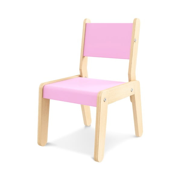 Ružová detská stolička Timoore Simple