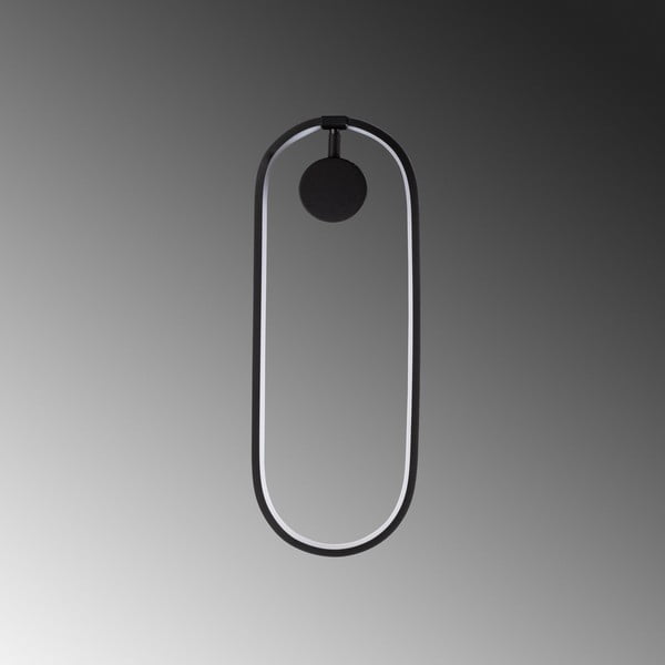 Čierne LED nástenné svietidlo Can – Opviq lights-image-1