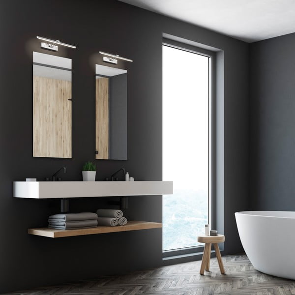 LED nástenné svietidlo v striebornej farbe Baabe - Fischer &amp; Honsel-image-2