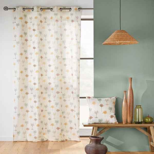 Béžový záves 140x280 cm Palmelia – douceur d'intérieur-image-3