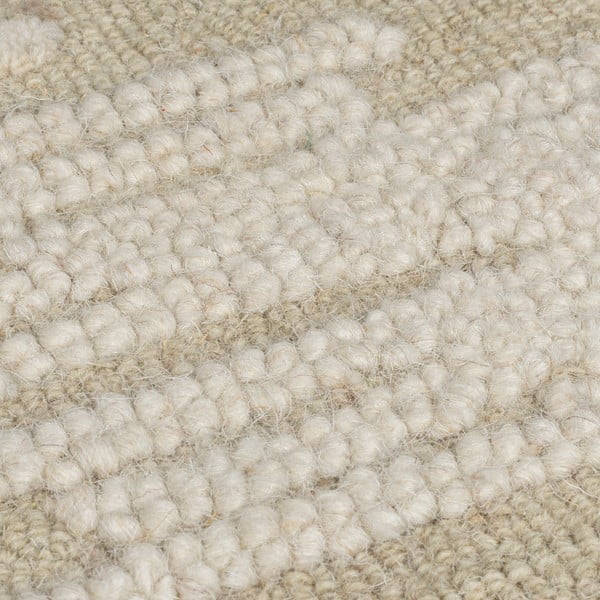 Béžový ručne tkaný vlnený koberec 200x290 cm Dion Ikat – Flair Rugs-image-2