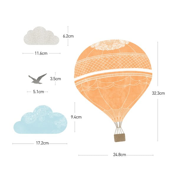 Sada samolepiek Ambiance Montgolfier-image-2