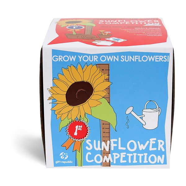 Pestovateľský set Gift Republic Sunflower Competition