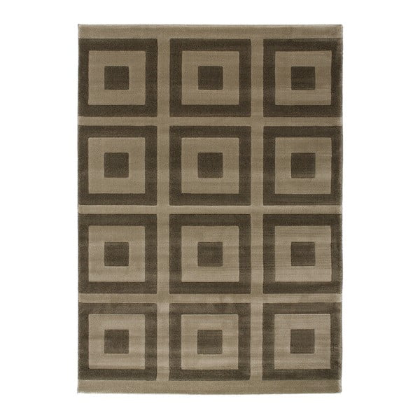 Sivo-hnedý koberec Universal Bellini Squaro, 160 x 230 cm