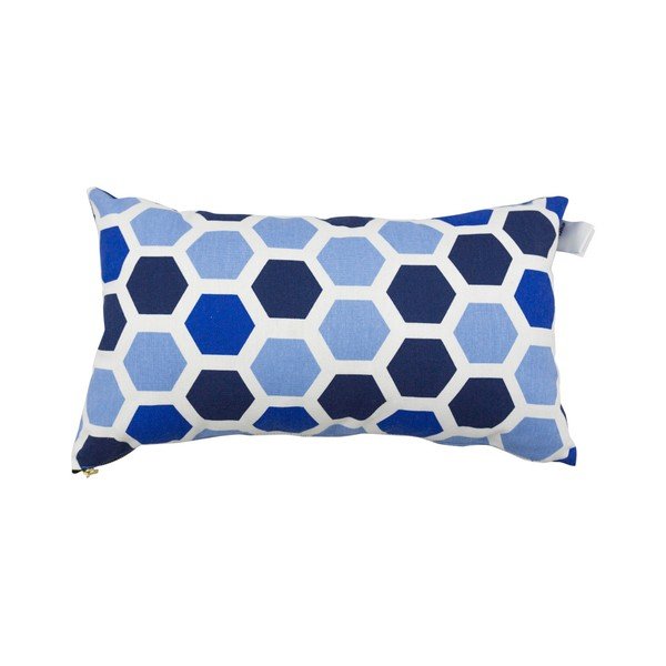 Sada 2 vankúšov s výplňou Karup Deco Cushion Ocean Geometry/Navy, 45 × 25 cm-image-1
