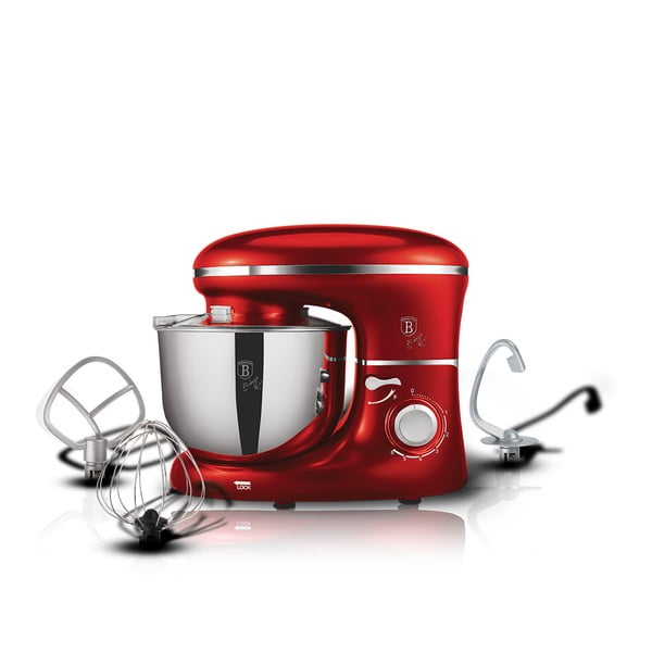 Červený kuchynský robot Burgundy Metallic Line - BerlingerHaus-image-3