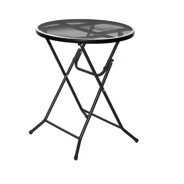 Kovový okrúhly záhradný jedálenský stôl ø 60 cm - Rojaplast-image-1