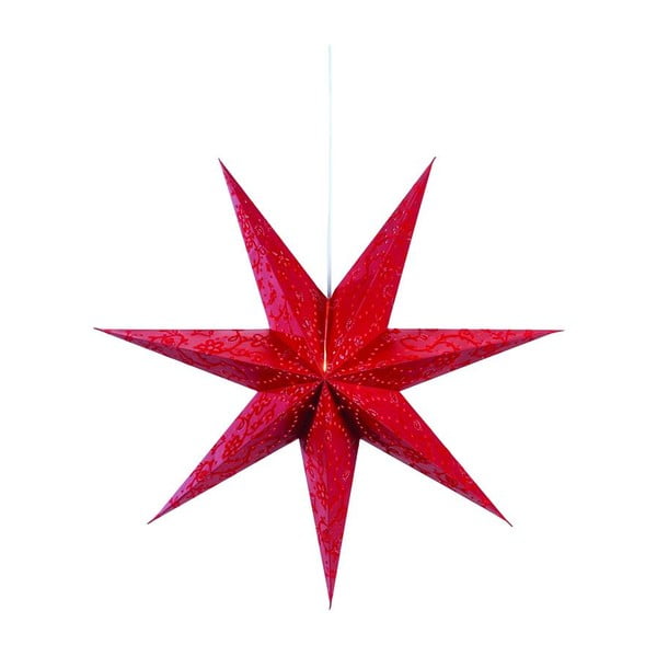 Svietiaca hviezda Aratorp Red, 75 cm