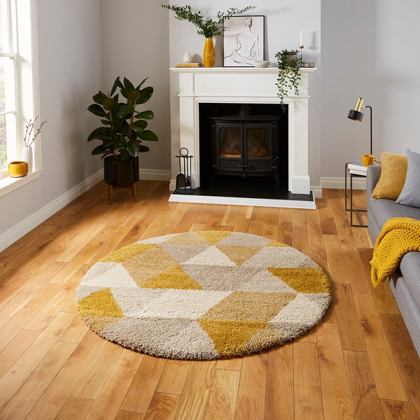 Koberec Think Rugs Royal Nomadic Trinagle, ø 160 cm-image-1