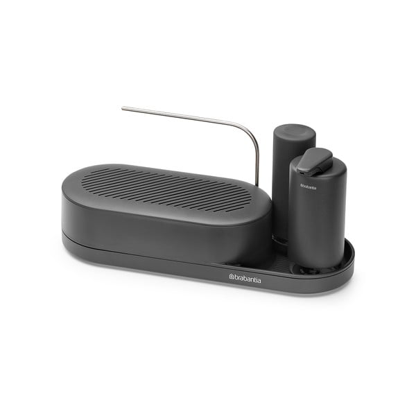 Sivý plastový stojan na umývacie prostriedky SinkStyle – Brabantia