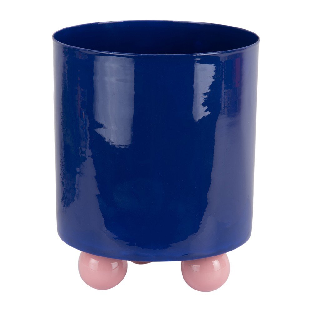E-shop Kovový ručne vyrobený obal na kvetináč ø 20 cm Double Funky – PT LIVING
