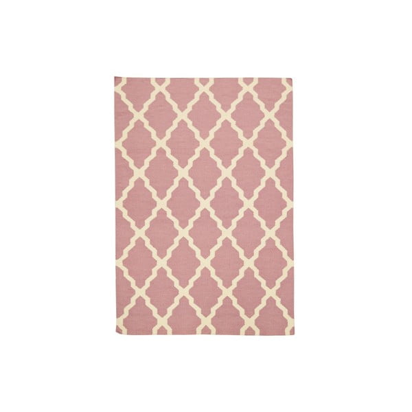 Vlnený koberec Kilim Pink, 160x230 cm