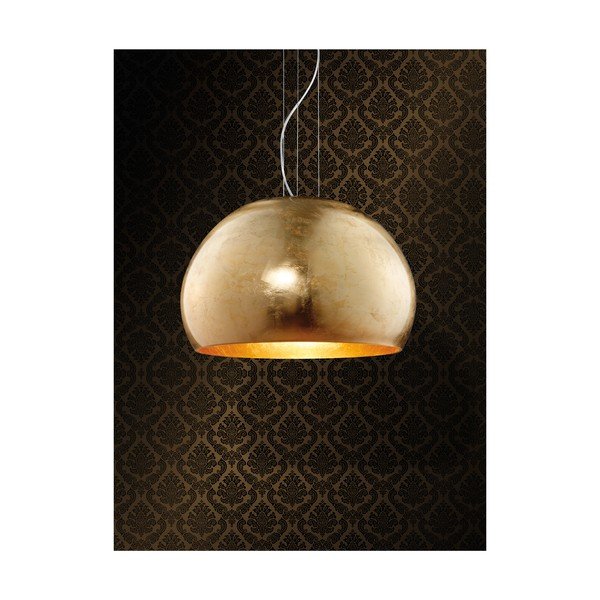 Závesné svietidlo v zlatej farbe Trio Ontario, výška 1,5 m-image-1