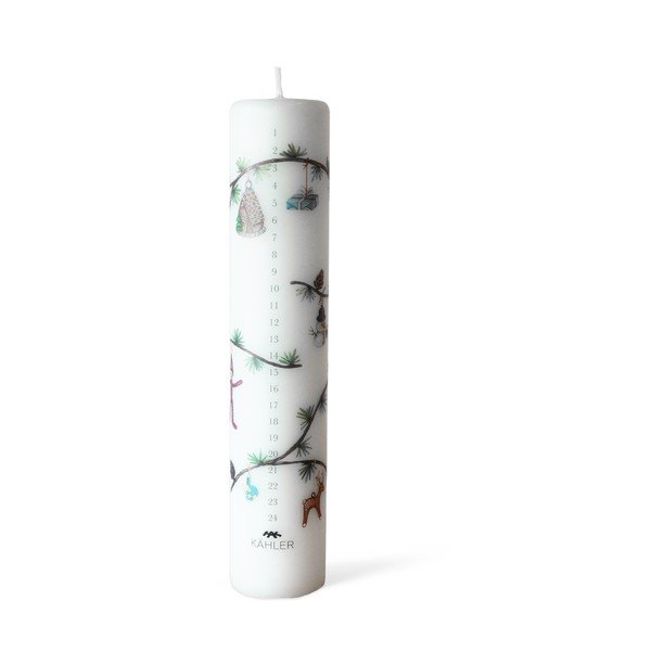 Sviečka s vianočným motívom doba horenia 56 h Hammershøi – Kähler Design
