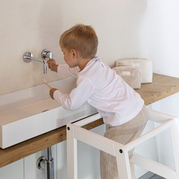 Biela učiaca veža z bukového dreva Forrest – Vipack-image-3