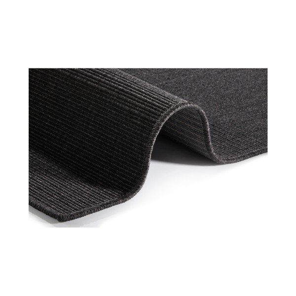 Čierny behúň vhodný aj do exteriéru BT Carpet Sisal, 80 x 500 cm-image-2