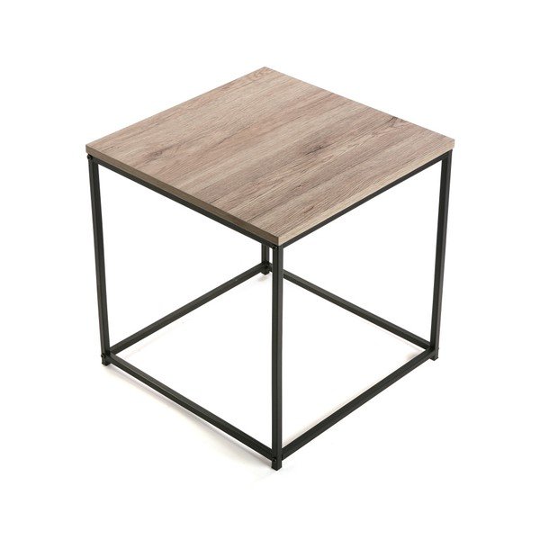 Sada stolíkov v dekore dubového dreva Versa Meno, 2 kusy-image-1