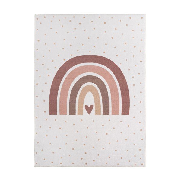 Krémovobiely prateľný detský koberec 120x170 cm Coco 1132 – Ayyildiz Carpets