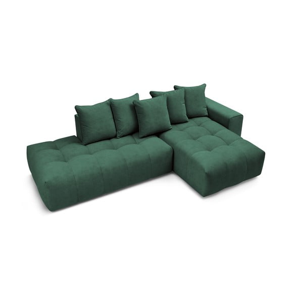 Zelená rohová pohovka (pravý roh) Mont-Blanc - Bobochic Paris-image-4