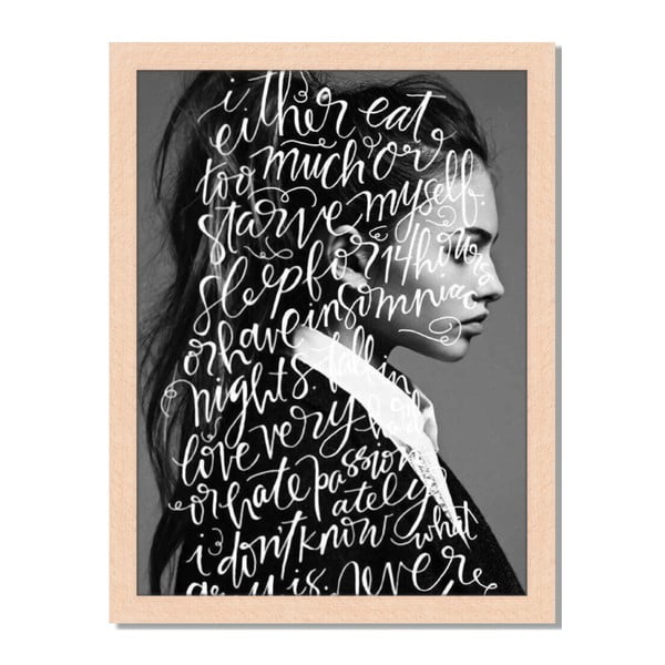 Obraz v ráme Liv Corday Scandi Doubts, 30 x 40 cm
