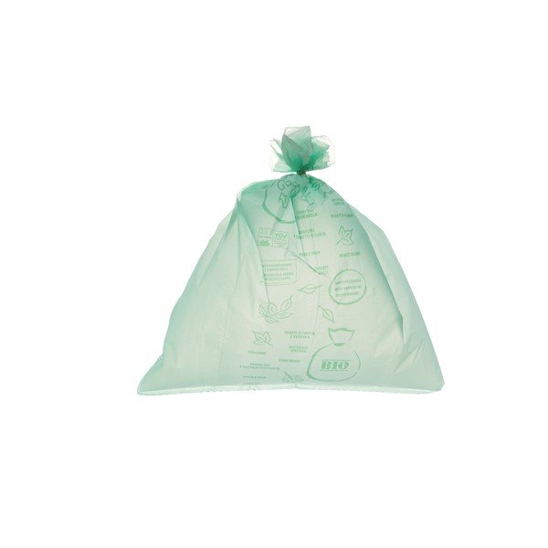 Biologicky rozložiteľné a kompostovateľné vrece na odpadky BIO EXTRUSION, 3 x 20 kusov, objem 20 l-image-1