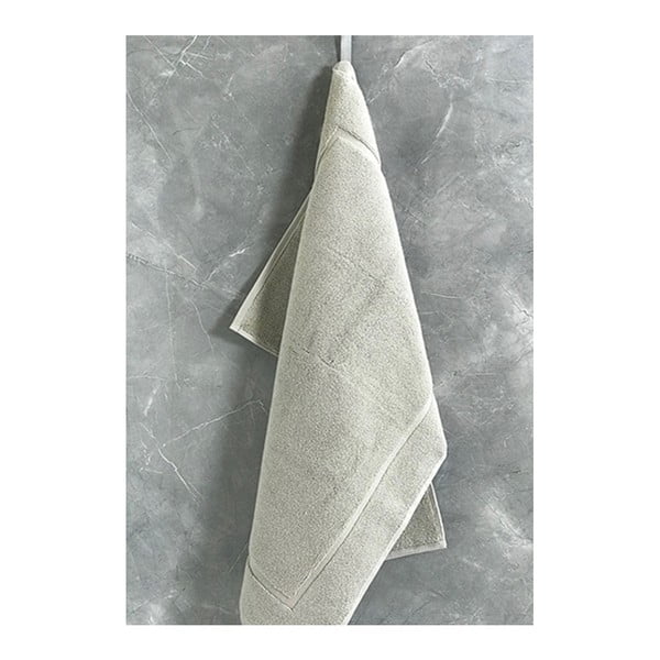 Béžový bavlnený uterák My Home Plus Relax, 50 × 80 cm