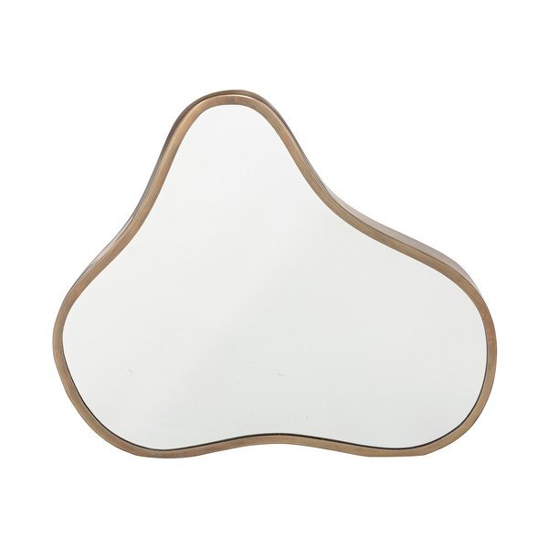 Nástenné zrkadlo v ráme v zlatej farbe Bloomingville Abigail, 52 x 41 cm