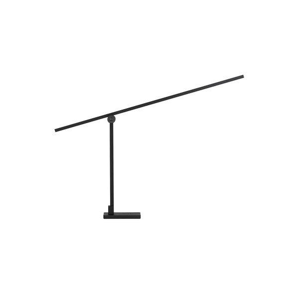 Matne čierna kovová LED stolová lampa s ohýbateľnou konštrukciou/so stmievačom (výška  47 cm) Tenso – Nova Luce
