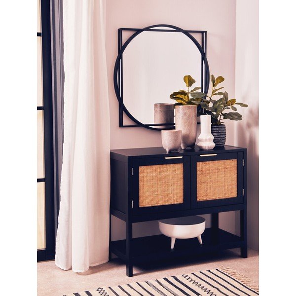 Čierna komoda 85x73x38 cm Sherman – Premier Housewares-image-1